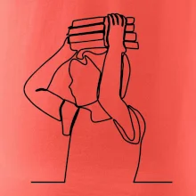 Student a kniha jedním tahem