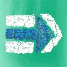 Párová turistická značka modrá