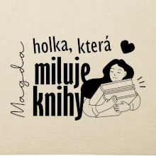 Černobílá holka, která miluje knihy - Vaše jméno Černobílá holka, která miluje knihy - Vaše jméno