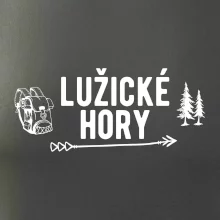 Lužické hory nápis