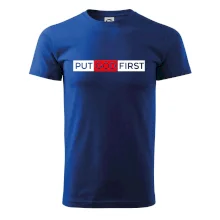 Put God first obdélník Put God first obdélník