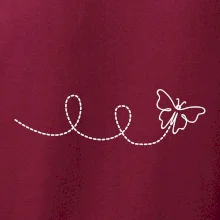 Dráha letu motýla - smyčka