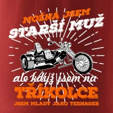 Možná jsem starší muž - tříkolka