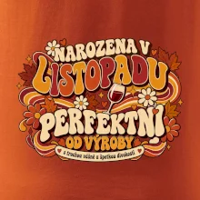 Narozena v listopadu perfektní od výroby retro