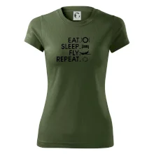 Eat sleep fly repeat