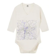 Praha - Mapa s vodními toky