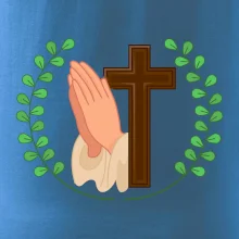 Věnec - kříž a modlení