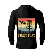 Disc golf player retro vintage