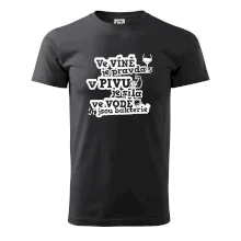 Ve víně je pravda, v pivu síla, ve vodě bakterie Ve víně je pravda, v pivu síla, ve vodě bakterie