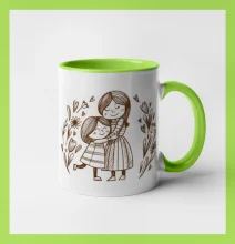 Matka a dcera v objetí