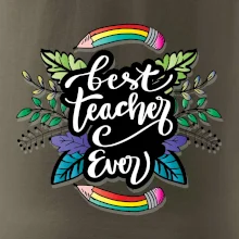 Barevné tužky best teacher ever