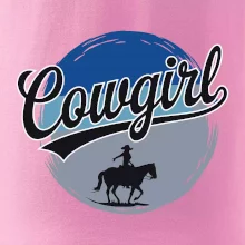 Cowgirl modrý pruh