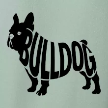 Bulldog  nápis v těle