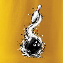 Bowling japonská štětcová malba