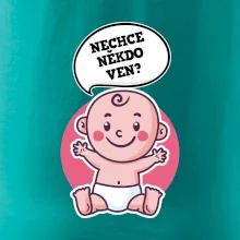 Nechce někdo ven - Triko pro porodní asistentku