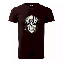 Motorkářská helma a doutník