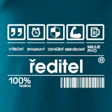 Čárový kód - Ředitel