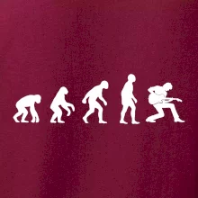 Evoluce kytarista - klečící