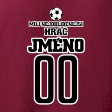 Můj nejoblíbenější hráč - Vaše jméno a číslo