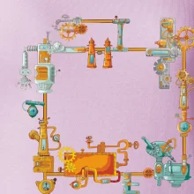 Steampunk barevná sestava