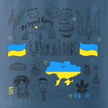 Ukrajina folklor - kreslené obrázky