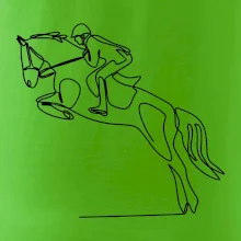 Jízda na koni jedním tahem