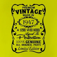 Vintage Etiketa - 1947