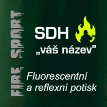 Hasiči - Váš název - FLUO + Reflexní potisk Hasiči - Váš název - FLUO + Reflexní potisk