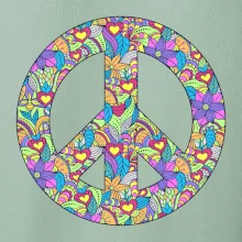 Peace symbol mandela