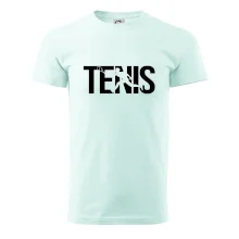 Tenis nápis silueta