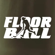 Floorball nápis rovný