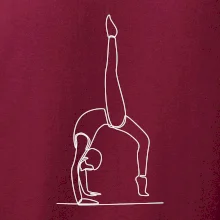 Gymnastika na rukou jedním tahem