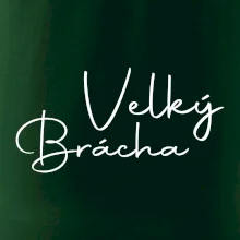 Velký brácha - nápis na zádech