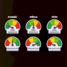 Průběh pracovního týdne