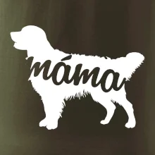 Zlatý retrívr máma obrys