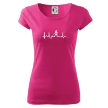 Nordic walking ekg - žena