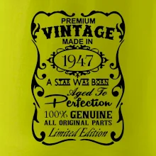 Vintage Etiketa - 1947