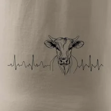 EKG křivka kráva EKG křivka kráva