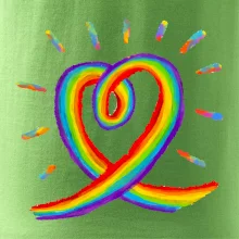 Srdce pride duha kreslená