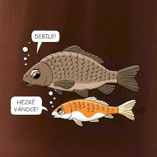Hezké Vánoce Kapr a Koi kapr (Hana-creative)