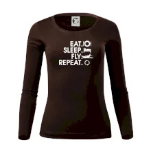 Eat sleep fly repeat