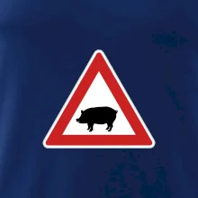 Dopravní značka - Pozor prase domácí