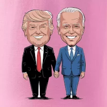 Trump a Biden - velký kamarádi