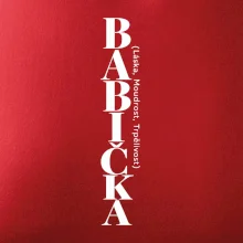 Babička láska moudrost trpělivost svislý nápis