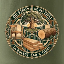 Od stromu až po dřevěnou židli