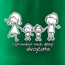 Opravdoví muži dělají dvojčata - kluk kluk