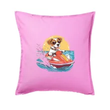 Jack russell teriér na vodním skútru