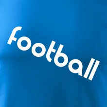 FOOTBALL nápis šikmo