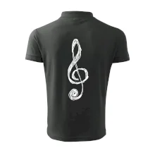 Houslový klíč kreslený