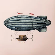 Vzducholoď barevná